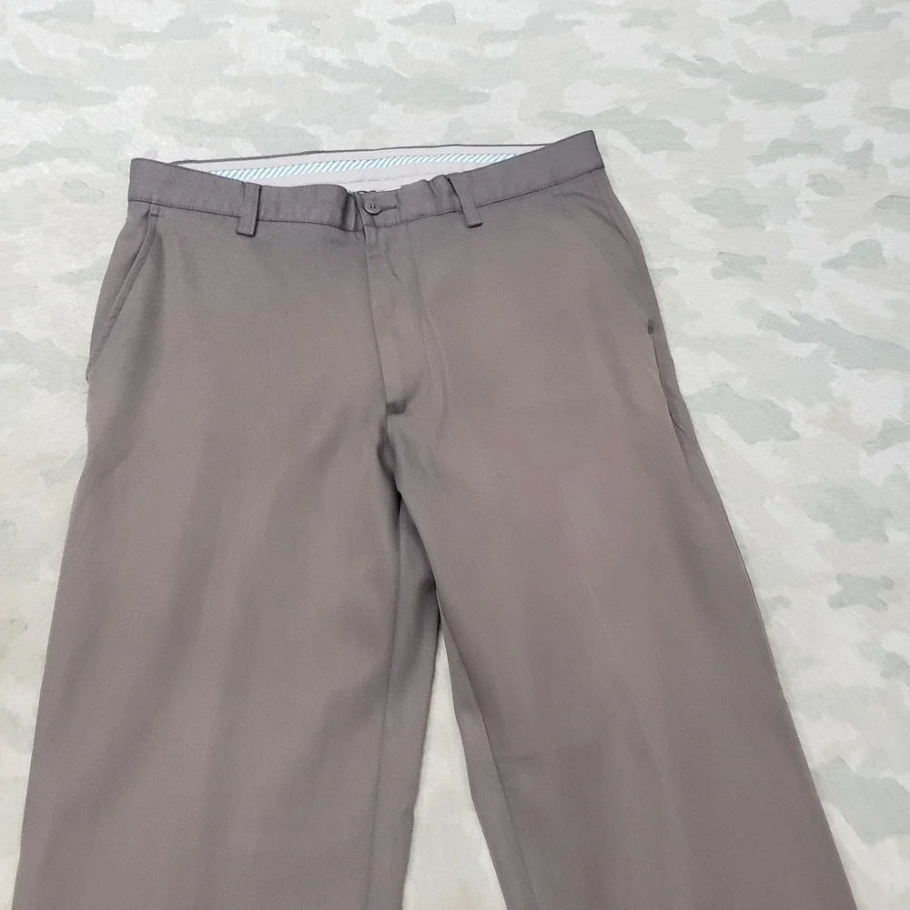 FJ Footjoy Pants Mens 33x30 Gray Pockets Straight Leg Golf Outdoors Sport